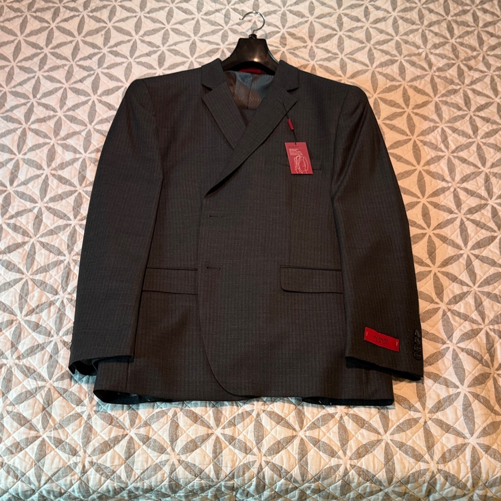 Alfani Charcoal Gray 3-pc. Suit
